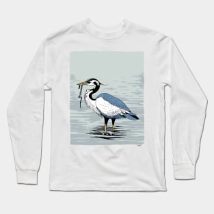 Great Blue Heron Long Sleeve T-Shirt